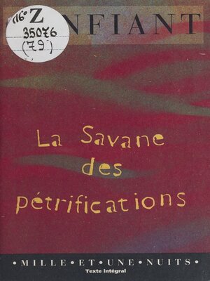 cover image of La savane des pétrifications